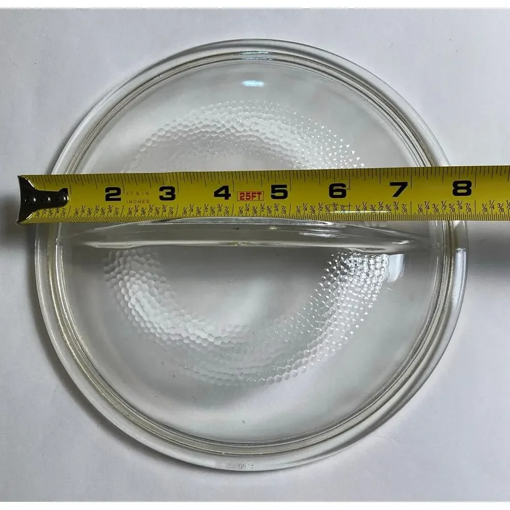 Vintage Club Glass Casserole Replacement Lid K31G Ovenware Dotted Pattern
